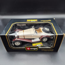 Load image into Gallery viewer, Bburago Mercedes-Benz SSK (1928) Beige #3009 1:18 Die Cast Car
