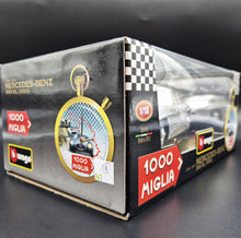 Load image into Gallery viewer, Bburago Mercedes-Benz 300 SL (1954) Gullwing Silver #3213 1000 Miglia 1:18 Die Cast Car
