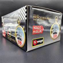 Load image into Gallery viewer, Bburago Mercedes-Benz 300 SL (1954) Gullwing Silver #3213 1000 Miglia 1:18 Die Cast Car
