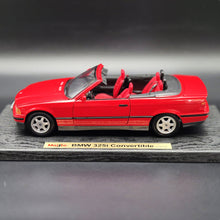 Load image into Gallery viewer, Maisto 1993 BMW 325i Convertible Red #331812 1:18 Special Edition Die Cast Car
