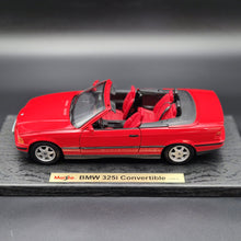 Load image into Gallery viewer, Maisto 1993 BMW 325i Convertible Red #331812 1:18 Special Edition Die Cast Car
