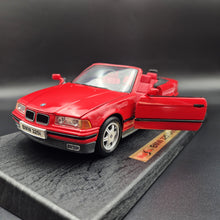 Load image into Gallery viewer, Maisto 1993 BMW 325i Convertible Red #331812 1:18 Special Edition Die Cast Car

