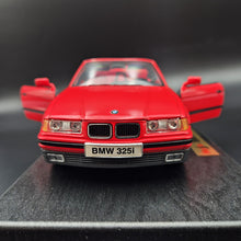 Load image into Gallery viewer, Maisto 1993 BMW 325i Convertible Red #331812 1:18 Special Edition Die Cast Car
