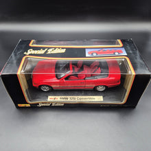 Load image into Gallery viewer, Maisto 1993 BMW 325i Convertible Red #331812 1:18 Special Edition Die Cast Car
