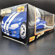 Load image into Gallery viewer, Maisto 1996 Dodge Viper GTS Coupe Blue #31832 1:18 Special Edition Die Cast Car
