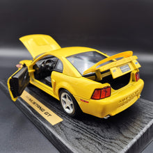 Load image into Gallery viewer, Maisto 1999 Mustang GT Yellow #31860 1:18 Special Edition Die Cast Car
