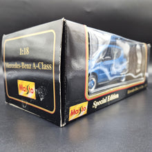 Load image into Gallery viewer, Maisto 1997 Mercedes-Benz A-Class Blue #31841 1:18 Die Cast Car
