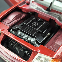 Load image into Gallery viewer, Maisto 1989 Mercedes-Benz 500SL Convertible Dark Red #31801 1:18 Special Edition Die Cast Car
