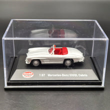 Load image into Gallery viewer, Model Power Minis Mercedes-Benz 300SL Cabrio Silver #19210 1:87 Model
