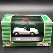 Load image into Gallery viewer, Model Power Minis 1948 Jaguar XK 120 White #19446 1:87 Model
