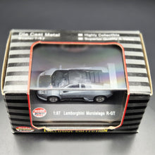 Load image into Gallery viewer, Model Power Minis Lamborghini Murcielago R-GT Dark Grey #19386 1:87 Model
