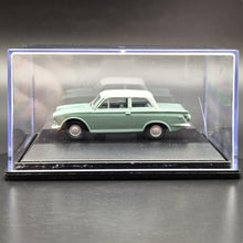 Load image into Gallery viewer, Oxford Diecast Ford Cortina Mk1 Lagoon/White 76COR1007 1:76 Model
