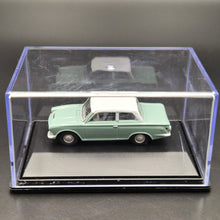 Load image into Gallery viewer, Oxford Diecast Ford Cortina Mk1 Lagoon/White 76COR1007 1:76 Model
