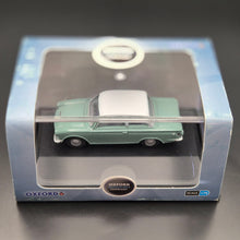 Load image into Gallery viewer, Oxford Diecast Ford Cortina Mk1 Lagoon/White 76COR1007 1:76 Model
