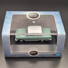 Load image into Gallery viewer, Oxford Diecast Ford Cortina Mk1 Lagoon/White 76COR1007 1:76 Model
