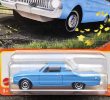 Load image into Gallery viewer, Matchbox 2021 1961 Ford Ranchero Sky Blue #96 MBX Highway New Long Card
