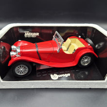 Load image into Gallery viewer, Bburago Jaguar SS 100 (1937) Red #3006 1:18 Die Cast Car
