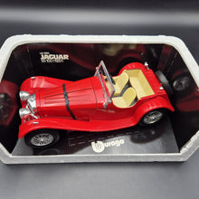 Load image into Gallery viewer, Bburago Jaguar SS 100 (1937) Red #3006 1:18 Die Cast Car
