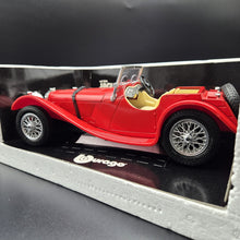 Load image into Gallery viewer, Bburago Jaguar SS 100 (1937) Red #3006 1:18 Die Cast Car

