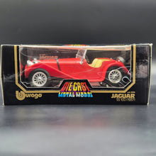 Load image into Gallery viewer, Bburago Jaguar SS 100 (1937) Red #3006 1:18 Die Cast Car
