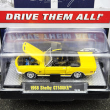 Load image into Gallery viewer, M2 Machines 1968 Shelby GT500KR #12-19 Yellow Shelby Series Release 20