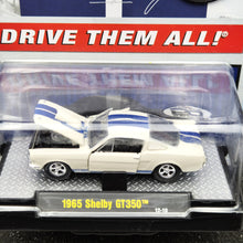 Load image into Gallery viewer, M2 Machines 1965 Shelby GT350 #12-18 White Shelby Series Release 20 Premium Edition