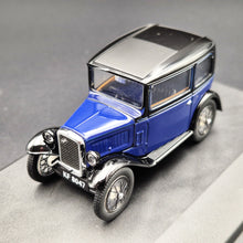 Load image into Gallery viewer, Oxford Diecast Austin Seven RN Saloon Royal Blue ASS002 1:43 Model
