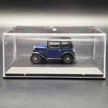 Load image into Gallery viewer, Oxford Diecast Austin Seven RN Saloon Royal Blue ASS002 1:43 Model

