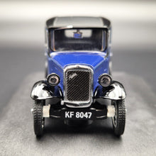 Load image into Gallery viewer, Oxford Diecast Austin Seven RN Saloon Royal Blue ASS002 1:43 Model
