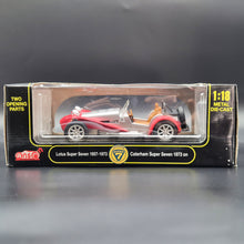 Load image into Gallery viewer, Anson Lotus-Caterham Super Seven 1957-1973 Red #30317 1:18 Die Cast Car
