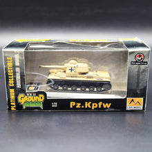 Load image into Gallery viewer, Easy Model 1942 German Pz.Kpfw Tank 22nd Panzer Armoured Div. 1:72 Die Cast Tank
