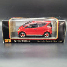 Load image into Gallery viewer, Maisto 1997 Mercedes-Benz A-Class Red #31841 1:18 Special Edition Die Cast Car
