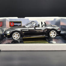Load image into Gallery viewer, Bburago BMW M Roadster 1996 Black #3359 1:18 Gold Collection Die Cast Car

