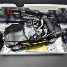 Load image into Gallery viewer, Bburago BMW M Roadster 1996 Black #3359 1:18 Gold Collection Die Cast Car
