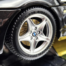 Load image into Gallery viewer, Bburago BMW M Roadster 1996 Black #3359 1:18 Gold Collection Die Cast Car
