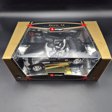 Load image into Gallery viewer, Bburago BMW M Roadster 1996 Black #3359 1:18 Gold Collection Die Cast Car
