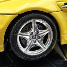 Load image into Gallery viewer, Bburago BMW M Roadster 1996 Yellow #3369 1:18 Gold Collection Die Cast Car
