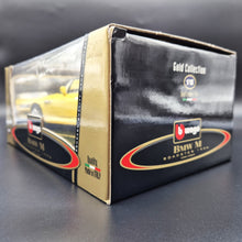 Load image into Gallery viewer, Bburago BMW M Roadster 1996 Yellow #3369 1:18 Gold Collection Die Cast Car
