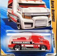 Load image into Gallery viewer, Hot Wheels 2010 Rapid Response Red #20 2010 HW Premiere New