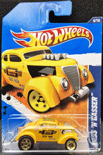 Load image into Gallery viewer, Hot Wheels 2010 Pass&#39;n Gasser Yellow #104 HW Performance 6/10 New Long Card
