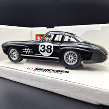 Load image into Gallery viewer, Bburago Mercedes-Benz 300 SL (1954) Gullwing Black #3015 1:18 Die Cast Car
