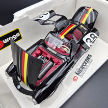 Load image into Gallery viewer, Bburago Mercedes-Benz 300 SL (1954) Gullwing Black #3015 1:18 Die Cast Car
