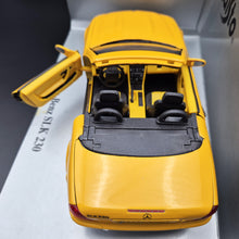 Load image into Gallery viewer, Maisto 1996 Mercedes-Benz SLK 230 Cabriolet Yellow #31838 1:18 Die Cast Car
