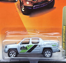 Load image into Gallery viewer, Matchbox 2010 Honda Ridgeline Silver #82 Outdoor Sportsman 9/10 New Long Card
