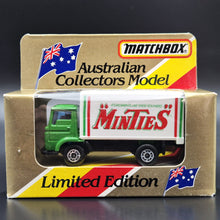 Load image into Gallery viewer, Matchbox 1987 Dodge Commando Delivery Truck Green MB-72 Minties Limted Edition