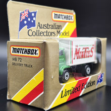 Load image into Gallery viewer, Matchbox 1987 Dodge Commando Delivery Truck Green MB-72 Minties Limted Edition