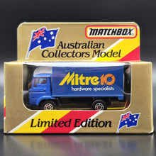 Load image into Gallery viewer, Matchbox 1981 Dodge Commando Delivery Truck Blue MB-72 Mitre 10 Limited Edition
