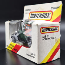 Load image into Gallery viewer, Matchbox 1990 Ford Model A Van Sanitarium-Weet-Bix Health Biscuit Dark Green Series 1-75 MB38 Boxed
