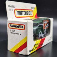 Load image into Gallery viewer, Matchbox 1990 Ford Model A Van Sanitarium-Weet-Bix Health Biscuit Dark Green Series 1-75 MB38 Boxed
