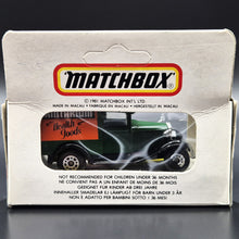 Load image into Gallery viewer, Matchbox 1990 Ford Model A Van Sanitarium-Weet-Bix Health Biscuit Dark Green Series 1-75 MB38 Boxed
